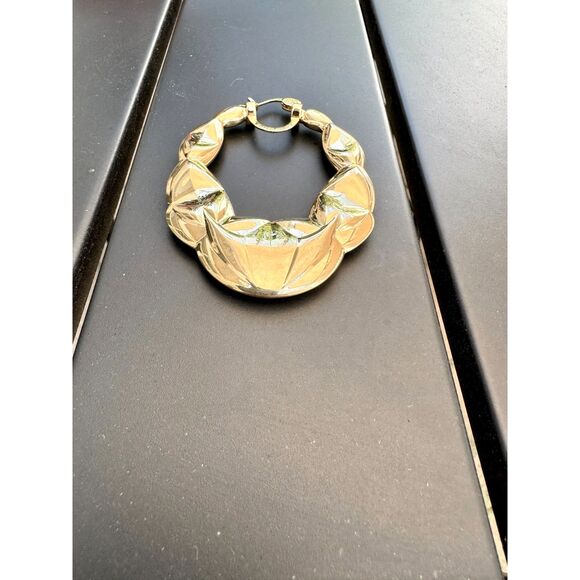 NWOT Sister Love Mee's Dawg's Single Hoop Earring Size 60mm Diameter ONLY 1 Hoop - Picture 4 of 6